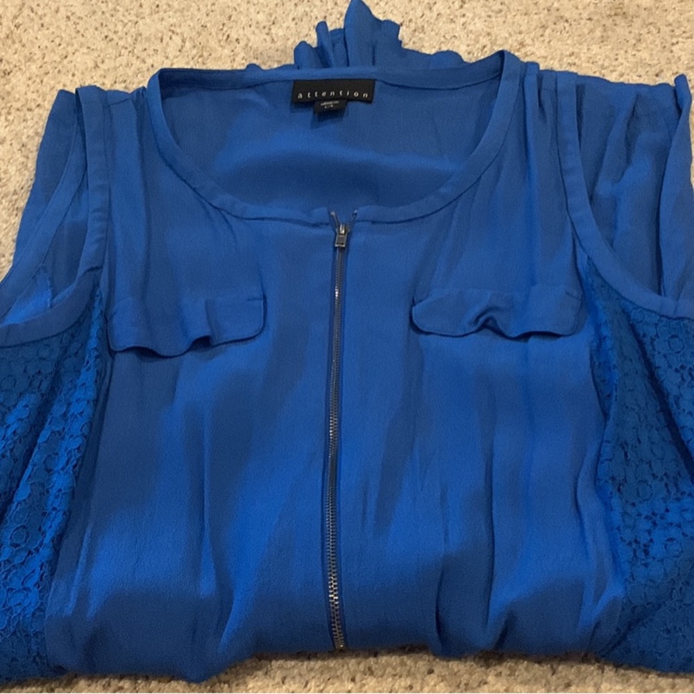 Blue Tank Top Romper (large)